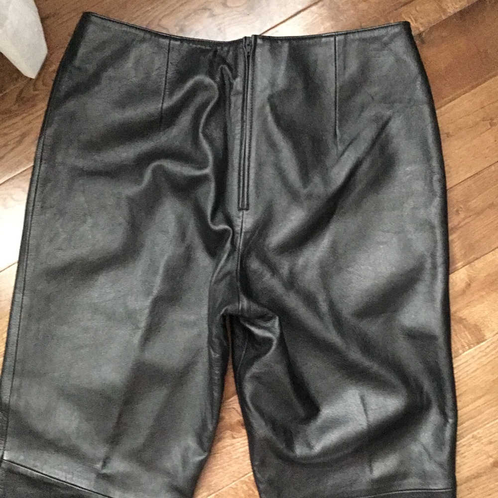 High Rise Leather Pants - Picture 10 of 11